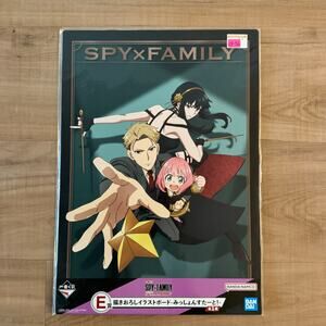 Spy x Family Mission Start Ichiban Kuji Prize Visual Art Sheet Clear File Poster